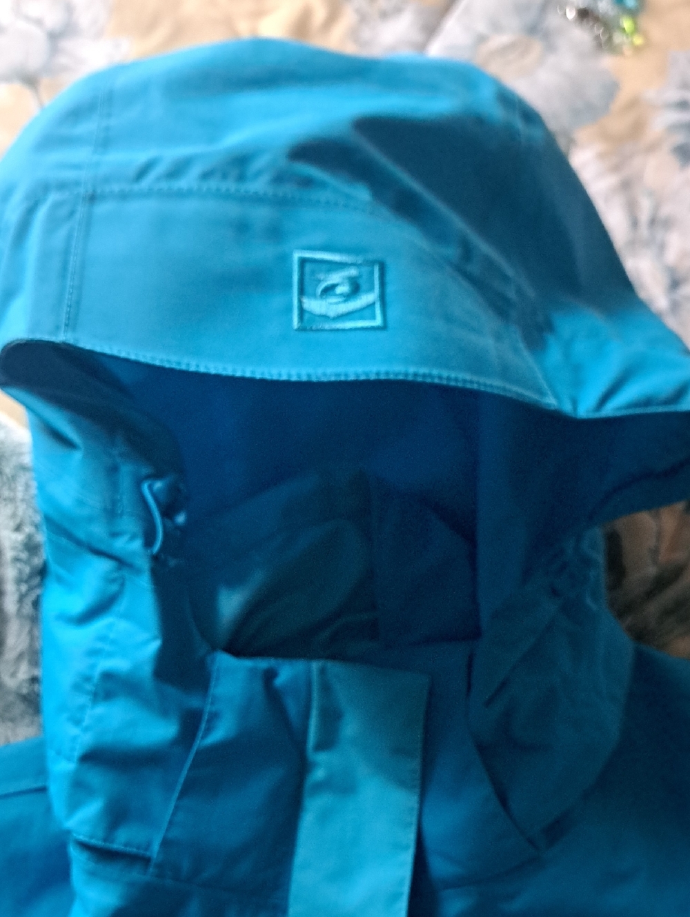 TOREAD windbreaker Trekking jacket waterproof baby blue shell hiking ladies XXL* - Picture 9 of 10